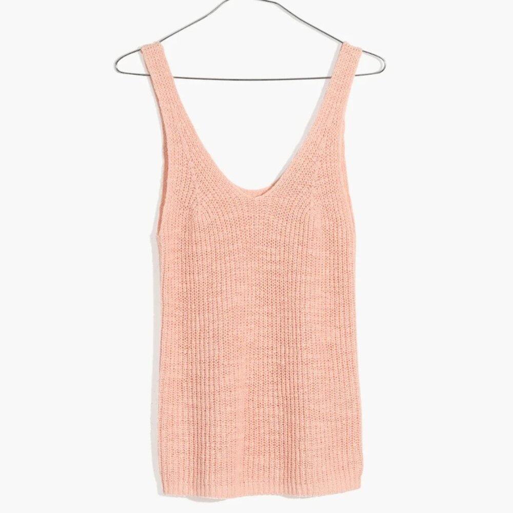 Madewell knit sweater tank top
